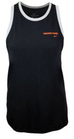 Women's Black Nike Dry Tomboy Tank Top with Oregon State