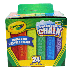 Crayola Washable Sidewalk Chalk 24pk