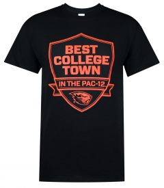 Value Black Best College Town in The PAC-12 Tee