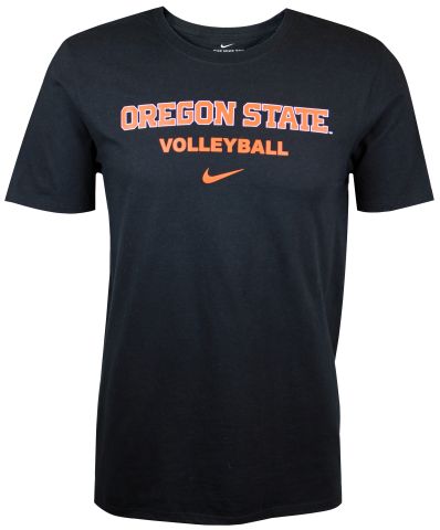 Men's Nike Black Volleyball Core Short Sleeve Tee