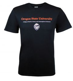 Unisex Black College of Earth, Ocean, and Atmospheric Science Tee