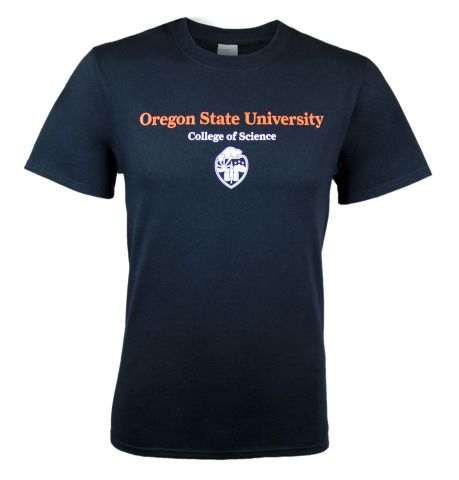 Unisex Black College of Science Tee