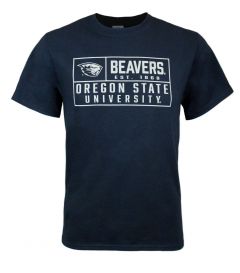 Men's Black Oregon State University Beavers Tee