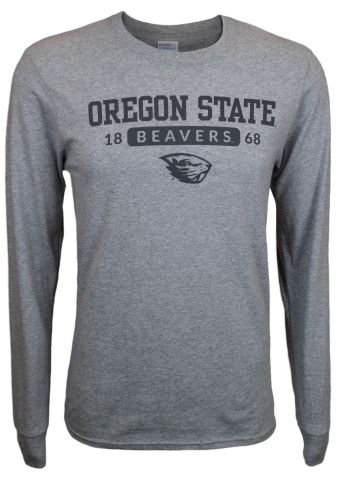 Value Grey Oregon State Long Sleeve Shirt