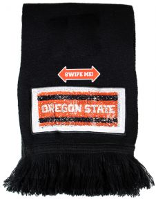 Black Oregon State/Beavers Inverse Sequin Scarf