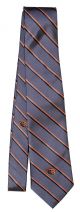 Charcoal Striped Beaver Necktie