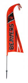 Orange Beavers Feather Flag