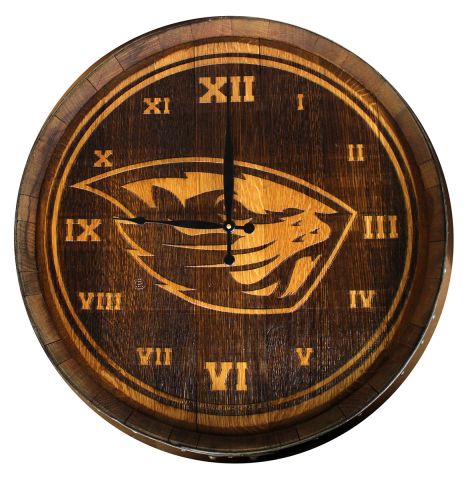 Beaver Barrelhead Clock