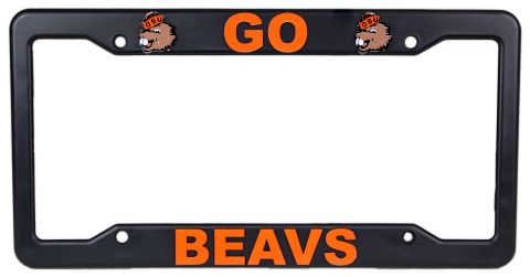 Benny Go Beavs License Plate Frame