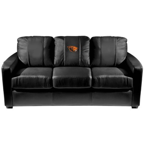 DreamSeat Silver Sofa with Beaver