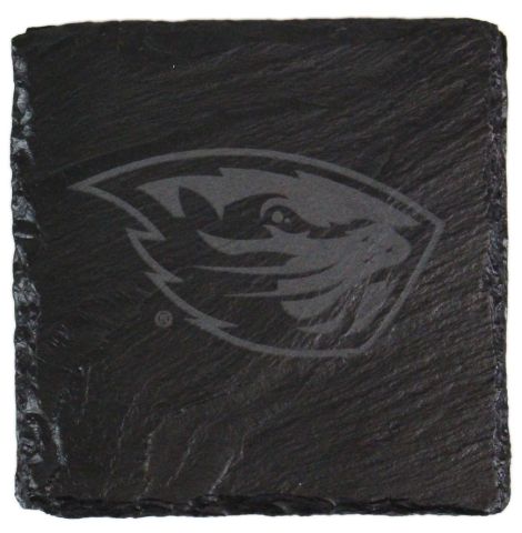 Beaver Slate Coaster Set