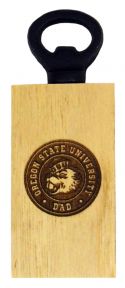 Oregon State University Dad Mini Wood Bottle Opener