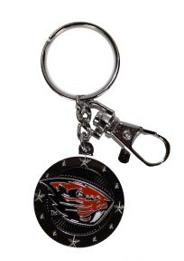 Metal Beaver Impact Keychain
