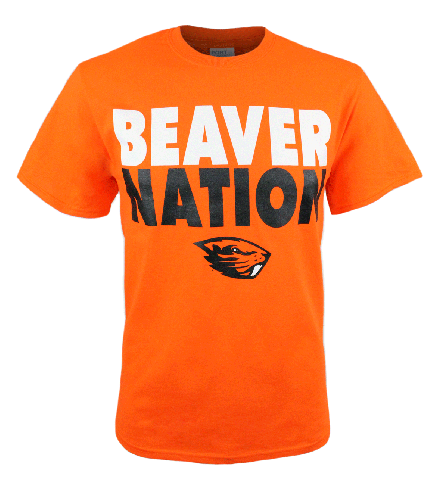 Men's Orange Beaver Nation Tee