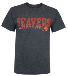 Men's Champion Dark Grey Heather Beavers Tee