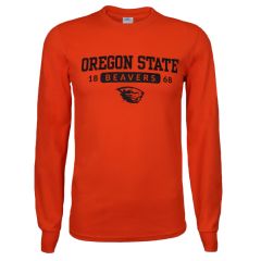 Value Orange Long Sleeve Oregon State Tee