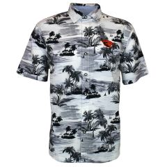 Men's Tommy Bahama Black Tropical Horizons Beaver Shirt