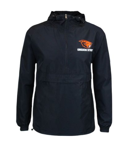 Men's Champion Black Packable Windbreaker