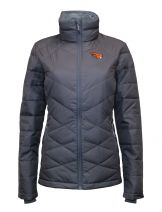 Women's Columbia Grey Zip Up Puffy Jacket