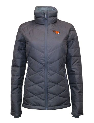 Women's Columbia Grey Full-Zip Puffy Jacket