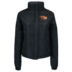 Women's Black Packable Puffer Jacket