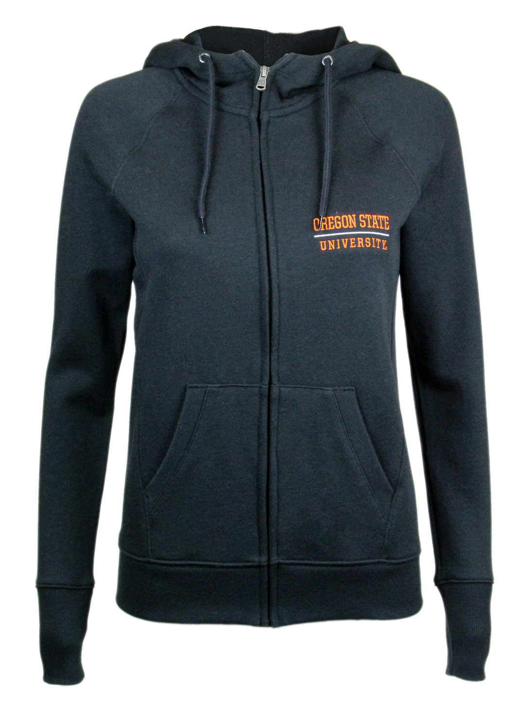 Women's Black Full-Zip Hoodie - OSU Beaver Store