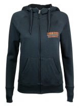 Women's Champion Black Full-Zip Hoodie with Oregon State University