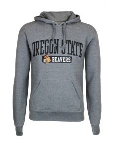 Men's Grey Oregon State Hoodie with Benny