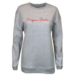 Women's Grey Oregon State Tunic Sweater