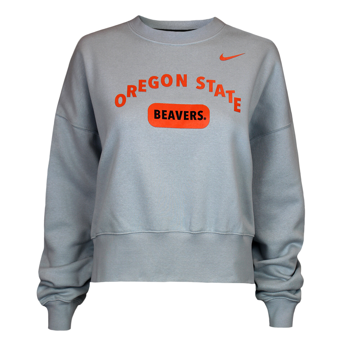 OSU Beaver Store: Women's Nike Grey Oregon State Sports Bra