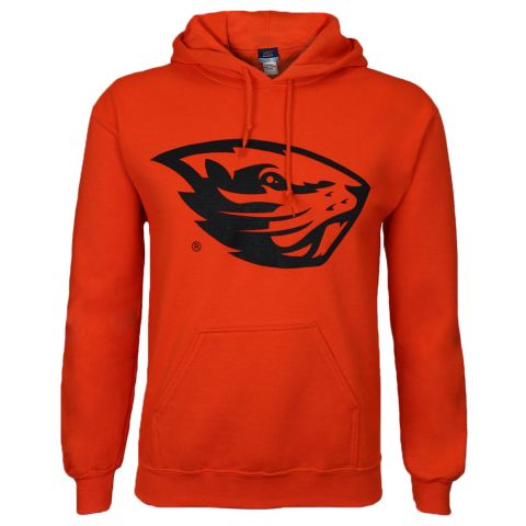 Value Orange Hoodie with Orange Out Beaver