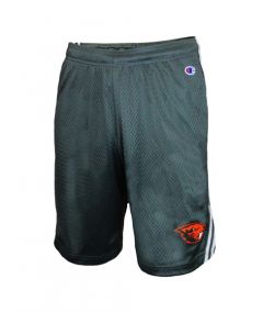 Men's Champion Charcoal Grey Mesh Shorts with Beaver