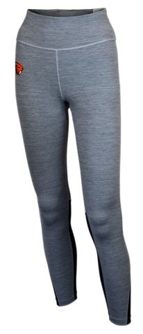 Women's Nike Grey Performance Leggings with Beaver