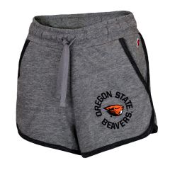 Women's Grey Lounge Shorts with Oregon State Beavers