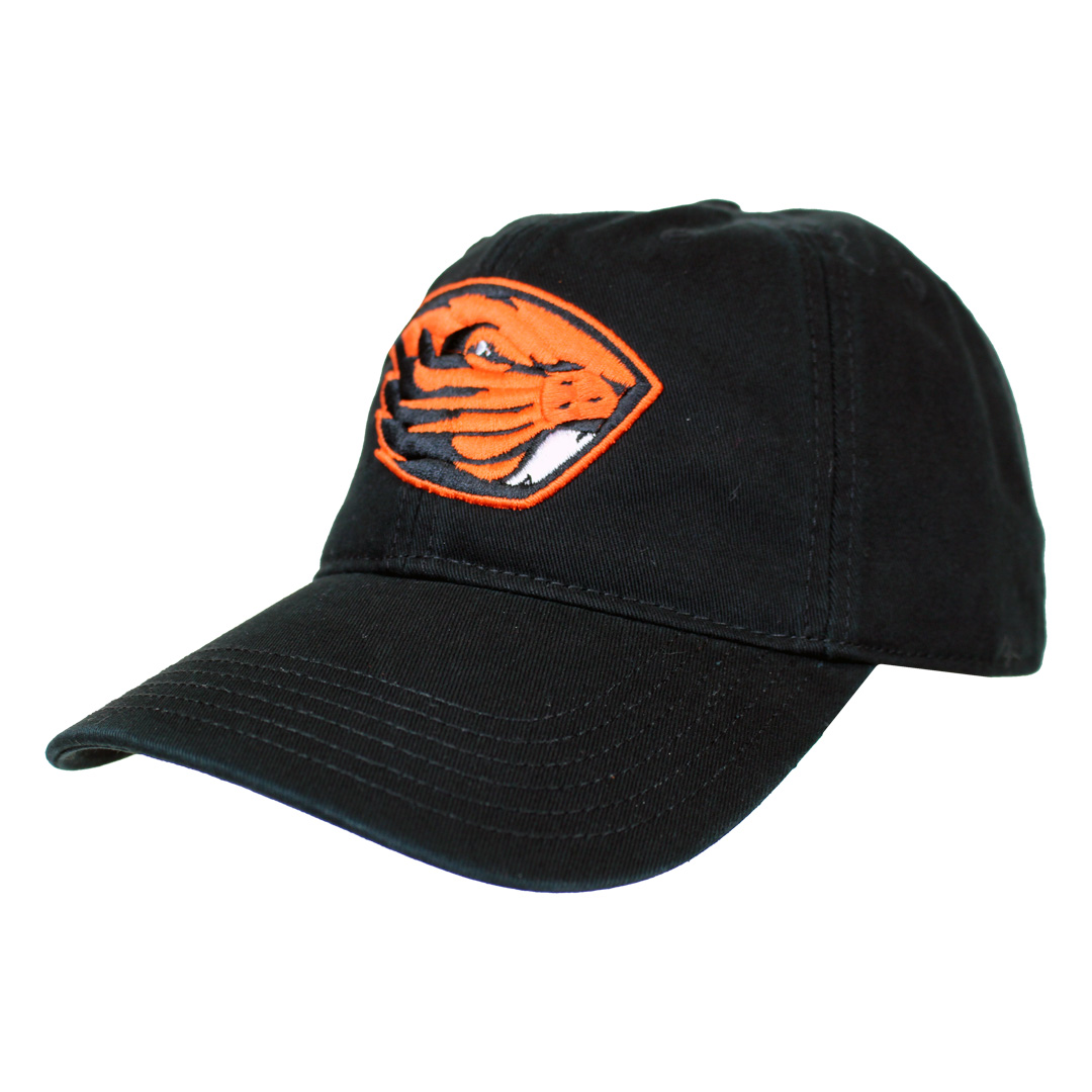OSU Beaver Store: Black Twill Adjustable Beaver Hat