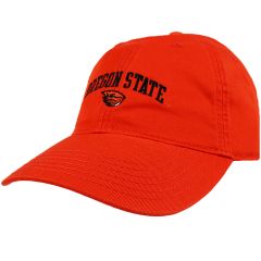 Orange Relaxed Twill Oregon State Adjustable Hat
