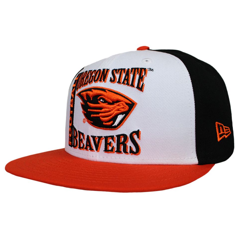 Tri-Color Oregon State Beavers Snapback with Football