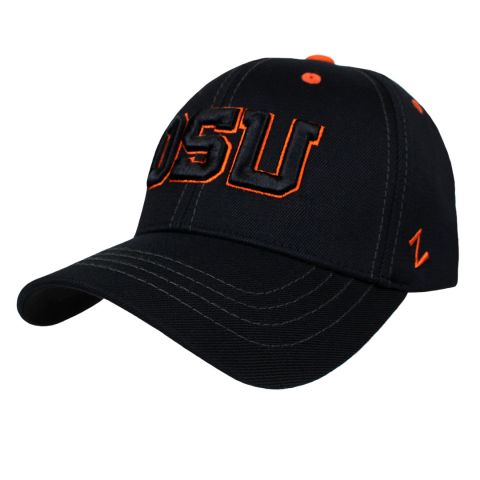 Black OSU Fitted Hat