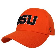 Orange Fitted OSU Hat