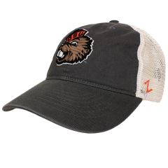 Grey Unstructured Snapback with Benny