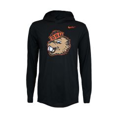 Men's Nike Long Sleeve Hoodie Tee with Benny