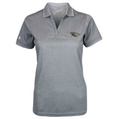 Women's Grey Polo with Tonal Beaver
