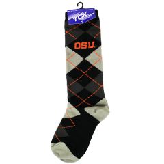 Argyle Calf Socks with OSU