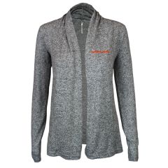 Women's Light Grey Cardigan with Oregon State