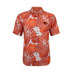 Tommy Bahama Orange Coconut Point Beaver Camp Shirt