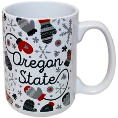 Holiday Mittens Mug with Oregon State