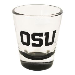 Black Bottom OSU Shot Glass