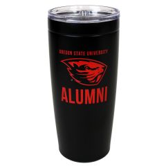 Black Alumni Tumbler with Oregon State University