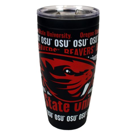 Black Double Walled OSU Tumbler