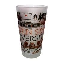 Oregon State University Collage Pint Glass